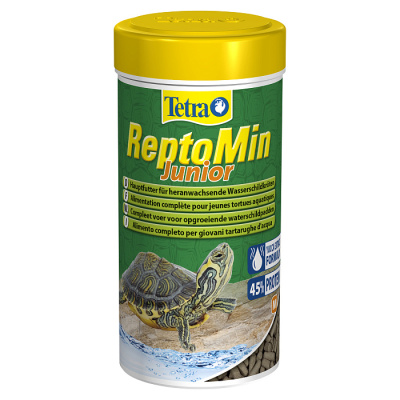 Tetra ReptoMin Junior Корм в виде палочек для молодых водных черепах, 250 мл