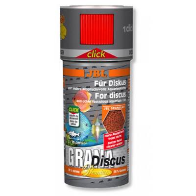 JBL GranaDiscus CLICK - Основной корм класса "премиум", гранулы  для дискусов, с дозатором 250 мл