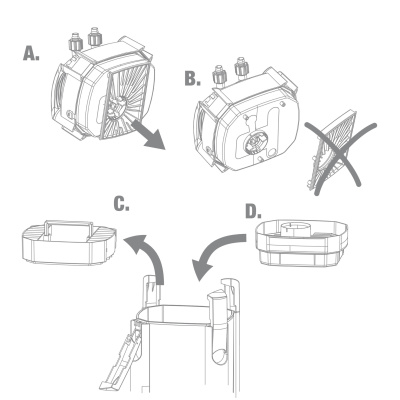 Корзина для модернизации внешнего фильтра JBL CristalProfi