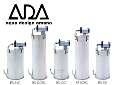 ADA Super Jet Filter ES-2400 - Внешний фильтр для аквариумов от 600л 1620 л,  л/час, с наполните