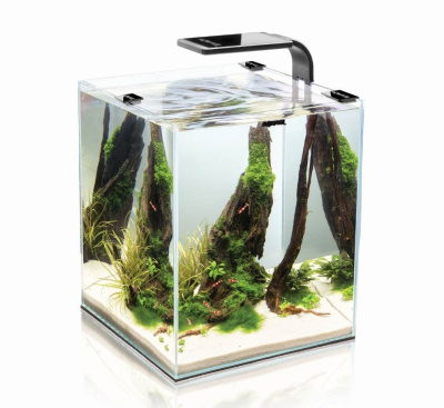 Креветкариум 30л с LED освещением (6 вт) и оборудованием, Aquael SHRIMP SET SMART PLANT 30 (черный)