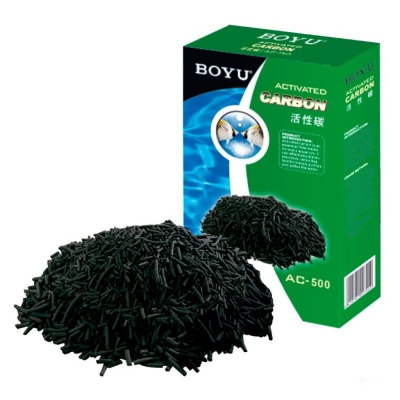 BOYU Наполнитель активированный уголь для фильтров, 500 г