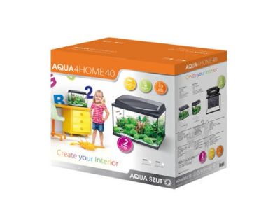 AQUAEL AQUA4HOME 40 Аквариум прямоугольный, комплект, 30 л
