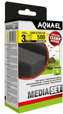 AQUAEL Губка для фильтра Aquael UNIFILTER 500 с Phosmax 3шт/уп