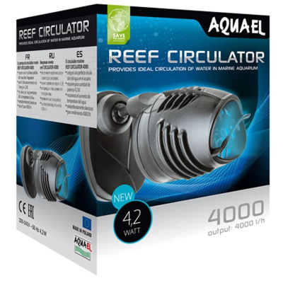 AQUAEL REEF CIRCULATOR 4000 - Помпа течения, 4000л/ч, 4,2 вт, до 400 л