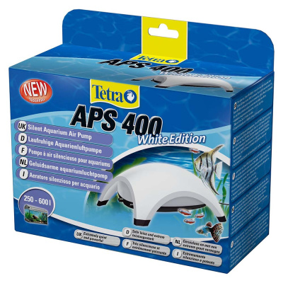 Tetra APS 400 Компрессор для аквариума, белый 4,5 Вт, 400 л/ч от 250 до 600л