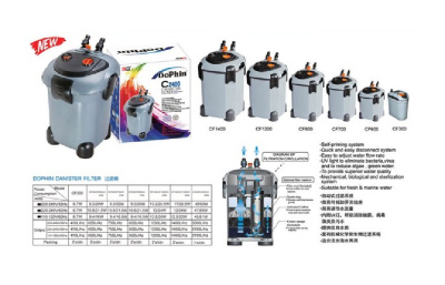 Dophin CF-800 (KW) NEW Внешний канистровый фильтр,850л/ч