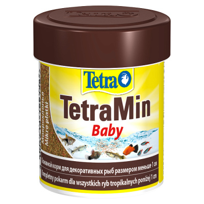 Tetra Min Baby Корм для мальков, микрохлопья 66 мл/30гр