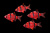 Барбус Суматранский КРАСНЫЙ (GloFish) светящийся