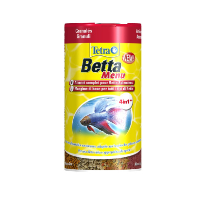 Tetra Betta Menu Корм для петушков и других лабиринтовых рыб, гранулы 100 мл