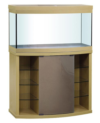 АРГ Гнутый панорамный аквариум 130л (840х390х510) ТИП АС5