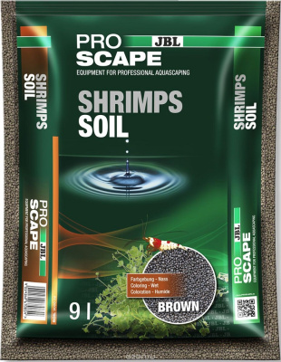 JBL ProScape ShrimpsSoil BROWN - Специальный грунт для аквариумов с креветками, коричневый, 9 л