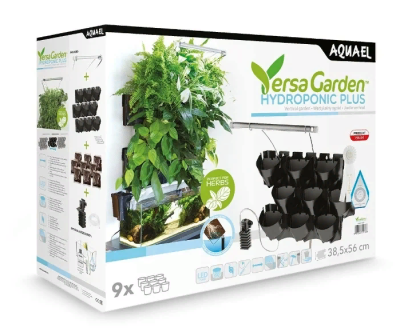 AQUAEL VERSA GARDEN HYDROPONIC PLUS система для создания фитостены из живых растений (9 горшк)