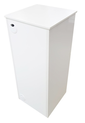 Тумба с каменной столешницей под аквариум FISH&SHRIMP SET DUO 49 (350х350х800), цвет белый