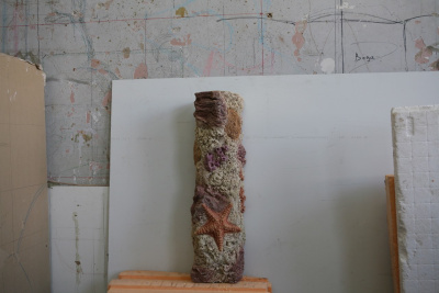 Торцевой модуль 20х20х70 для объемного фона Red Sea