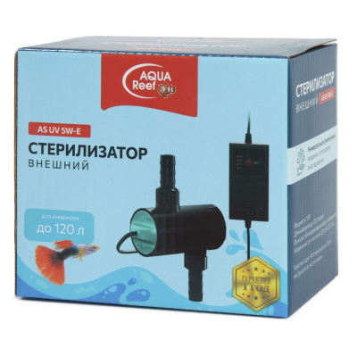 Aqua Reef  Стерилизатор ультрафиолетовый AS- UV 5W-E для аквариума/внешний