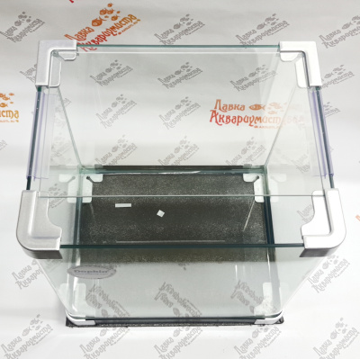 DoPhin Аквариум панорамный 21л (300х240х300) алюм. держатели и покровное стекло в комплекте, GT7001