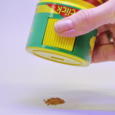 JBL NovoGranoColor mini CLICK - Основной корм мини-гранулы, для яркой окраски, с дозатором, 100 мл