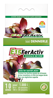 Dennerle E15 FerActiv - Железосодержащее удобрение 10 таб