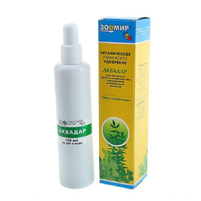 ЗооМир Аквадар, органическое удобрение для аквариумных растений, 100 мл