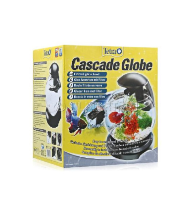 Tetra Cascade Globe Круглый аквариум, Черный 6,8 л